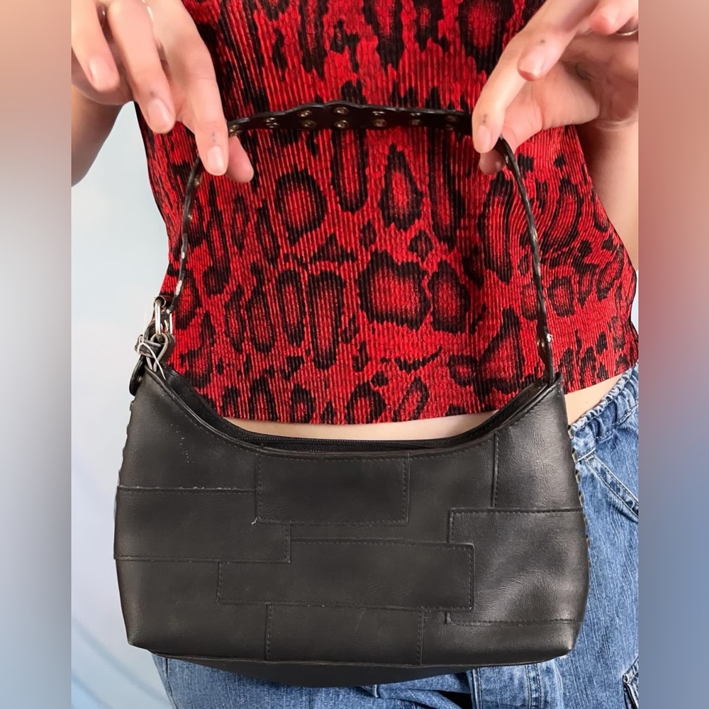 Y2K black purse bag
